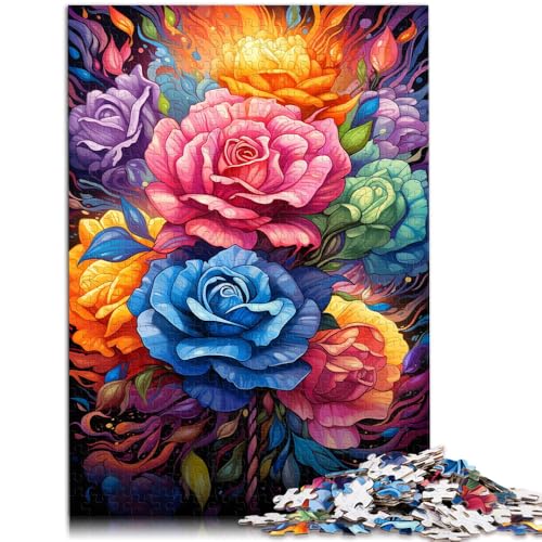 Puzzle für Erwachsene, 1000 Teile, Rosengemälde, Präzisionsschnitt-Puzzle, Lernspiel für Geburtstag, Weihnachten, 26x38cm Puzzle für Erwachsene, 1000 Teile, Rosengemälde, Präzisionsschnitt-Puzzle, Lernspiel für Geburtstag, Weihnachten, 26x38cm von SYUNFEI