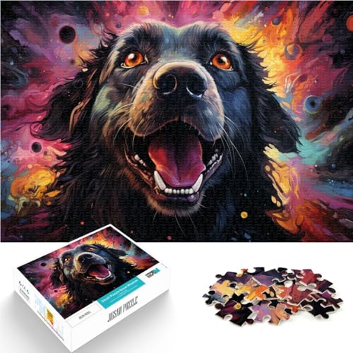 Puzzle für Erwachsene, 1000 Teile, bunter Fantasiehund, DIY-Puzzle, Spielzeug, Wanddekoration, einzigartige Geburtstags, 50 x 75 cm Puzzle für Erwachsene, 1000 Teile, bunter Fantasiehund, DIY-Puzzle, Spielzeug, Wanddekoration, einzigartige Geburtstags, 50 x 75 cm von SYUNFEI