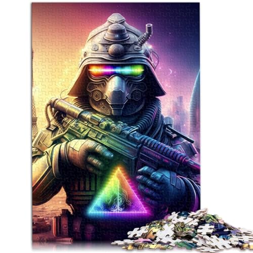 Puzzle für Erwachsene, 1000 Teile, Farbkrieger, Familienspiel zur Wanddekoration, einzigartige Geburtstags, 50 x 75 cm, für 14-Jährige Puzzle für Erwachsene, 1000 Teile, Farbkrieger, Familienspiel zur Wanddekoration, einzigartige Geburtstags, 50 x 75 cm, für 14-Jährige von SYUNFEI