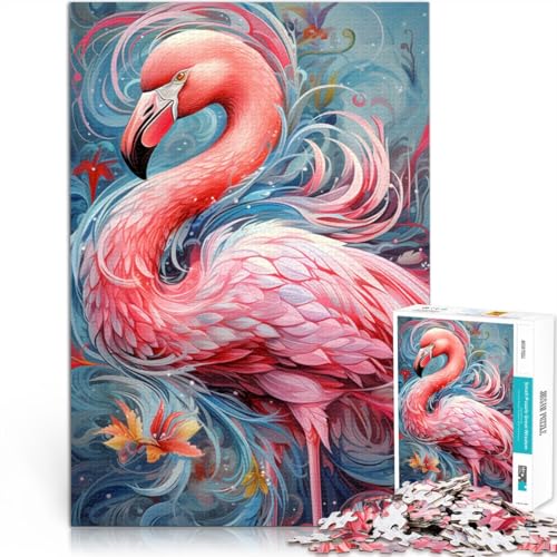 Puzzle für Erwachsene, 1000 Teile, Flamingos, Denkspiel, 38x52 cm, Wanddekoration, einzigartige Geburtstags Puzzle für Erwachsene, 1000 Teile, Flamingos, Denkspiel, 38x52 cm, Wanddekoration, einzigartige Geburtstags von SYUNFEI
