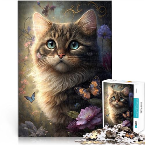 Puzzle für Erwachsene, 1000 Teile, süßes Kätzchen, anspruchsvolles Spiel, Puzzles als Geschenk für die ganze Familie,50x75cm, für 14-Jährige Puzzle für Erwachsene, 1000 Teile, süßes Kätzchen, anspruchsvolles Spiel, Puzzles als Geschenk für die ganze Familie,50x75cm, für 14-Jährige von SYUNFEI