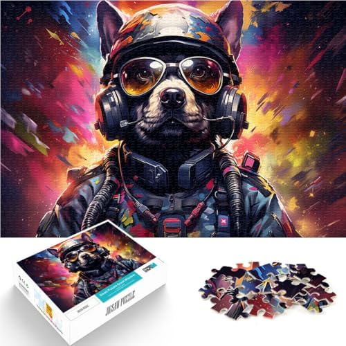 Puzzle für Erwachsene, 1000 Teile, Fliegerhund-Quizspiel, jedes Teil ist einzigartig – anspruchsvolles Familienspiel, 26x38cm, für 14-Jährige Puzzle für Erwachsene, 1000 Teile, Fliegerhund-Quizspiel, jedes Teil ist einzigartig – anspruchsvolles Familienspiel, 26x38cm, für 14-Jährige von SYUNFEI