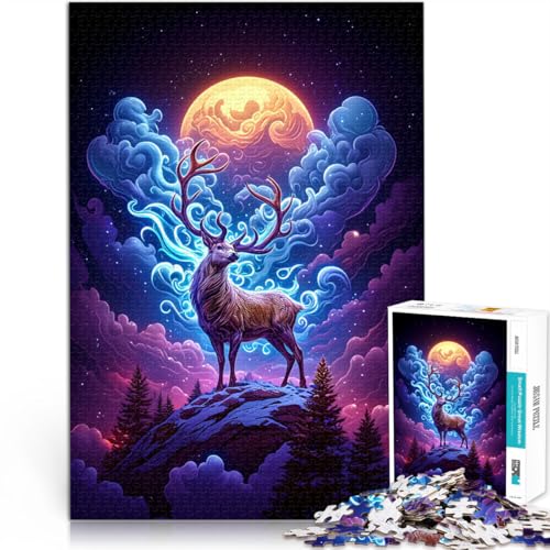 Puzzle für Erwachsene, 1000 Teile, Frankreich, Eiffelturm, das Puzzle 14,96 x 20,47 Zoll, zum Stressabbau, geeignet für Teenager ab 14 Jahren von SYUNFEI