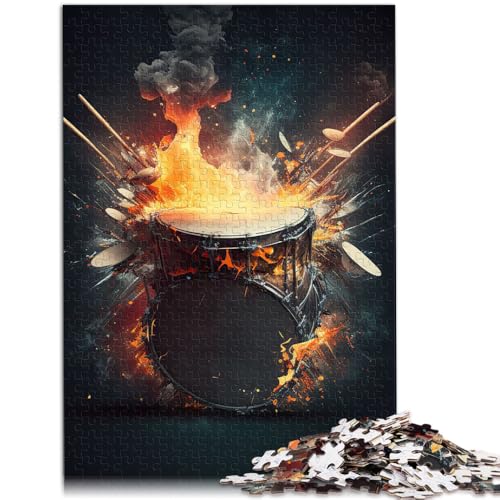 Puzzle mit 1000 Teilen für Erwachsene, Trommel, Dekomprimieren, intellektuelles Lernspielzeug, Wichtelgeschenke, 50 x 75 cm, geeignet für Jugendliche ab 14 Jahren Puzzle mit 1000 Teilen für Erwachsene, Trommel, Dekomprimieren, intellektuelles Lernspielzeug, Wichtelgeschenke, 50 x 75 cm, geeignet für Jugendliche ab 14 Jahren von SYUNFEI