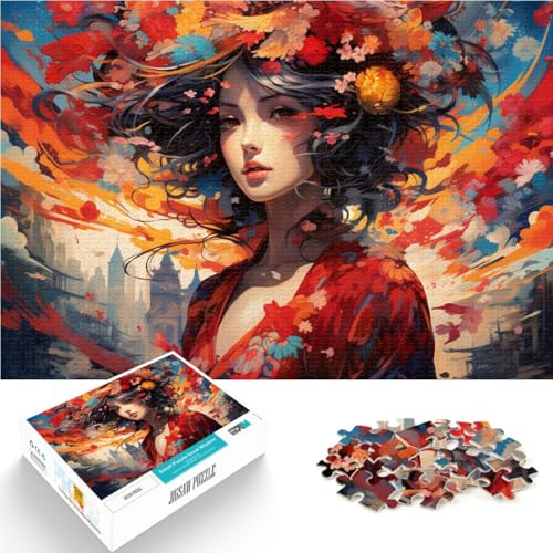 1000-teiliges Puzzle für Erwachsene „Geishas Spielzeug“, Denkspiel, ganze Familie,38x52cm, für Teenager ab 14 Jahren von SYUNFEI