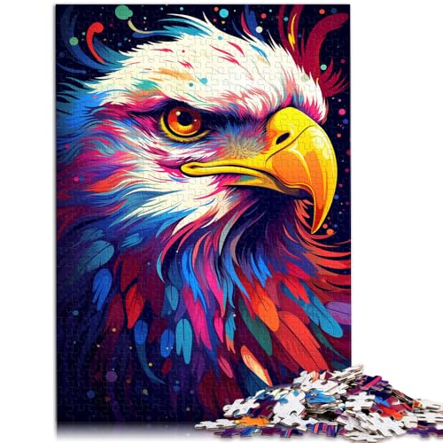 Puzzle für Erwachsene, 1000 Teile, Gemälde, Adler, Familienspaß 19,7 x 29,5 Zoll, Weihnachts-Puzzle-Geschenke für Teenager ab 14 Jahren von SYUNFEI