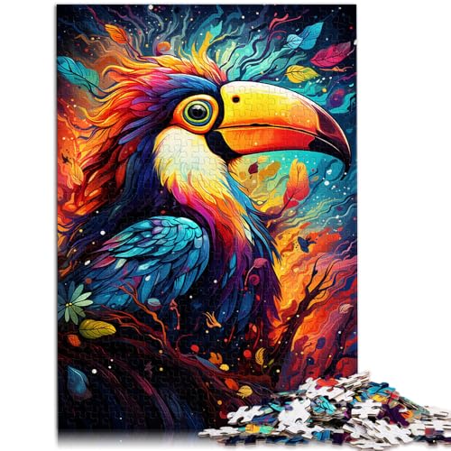 1000-teiliges Puzzle für Erwachsene, Tukan, Lernspiele für Zuhause, DIY-Spielzeug, Lernspiel für Geburtstag, Weihnachten, 14,96 x 20,47 Zoll von SYUNFEI
