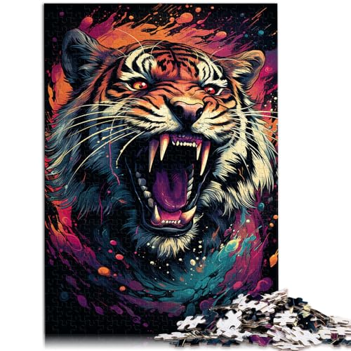 Puzzle für Erwachsene mit 1000 Teilen, Gemälde eines Wilden Löwen, Denkspiel, Weihnachtspuzzle, Geschenke, 50 x 75 cm, geeignet für Jugendliche ab 14 Jahren Puzzle für Erwachsene mit 1000 Teilen, Gemälde eines Wilden Löwen, Denkspiel, Weihnachtspuzzle, Geschenke, 50 x 75 cm, geeignet für Jugendliche ab 14 Jahren von SYUNFEI