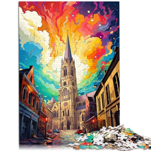 Puzzle für Erwachsene, 1000 Teile, Glockenturm von Gent, schwierig und herausfordernd, 49,7 x 74,1 cm, Lernspiel für Geburtstag, Weihnachten Puzzle für Erwachsene, 1000 Teile, Glockenturm von Gent, schwierig und herausfordernd, 49,7 x 74,1 cm, Lernspiel für Geburtstag, Weihnachten von SYUNFEI