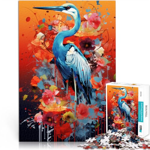 Puzzle für Erwachsene, 1000 Teile, Hirsch und Blumen, Spaß für die ganze Familie, 26 x 38cm, anspruchsvolles Puzzlespiel und Familienspiel Puzzle für Erwachsene, 1000 Teile, Hirsch und Blumen, Spaß für die ganze Familie, 26 x 38cm, anspruchsvolles Puzzlespiel und Familienspiel von SYUNFEI