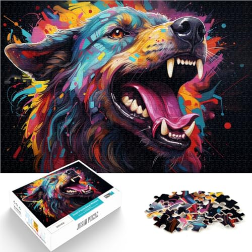 Puzzle für Erwachsene, 1000 Teile, Hund, das Puzzle, 10,27 Zoll x 14,96 Zoll, Familienspiel, Stressabbau, schwieriges Herausforderungspuzzle Puzzle für Erwachsene, 1000 Teile, Hund, das Puzzle, 10,27 Zoll x 14,96 Zoll, Familienspiel, Stressabbau, schwieriges Herausforderungspuzzle von SYUNFEI