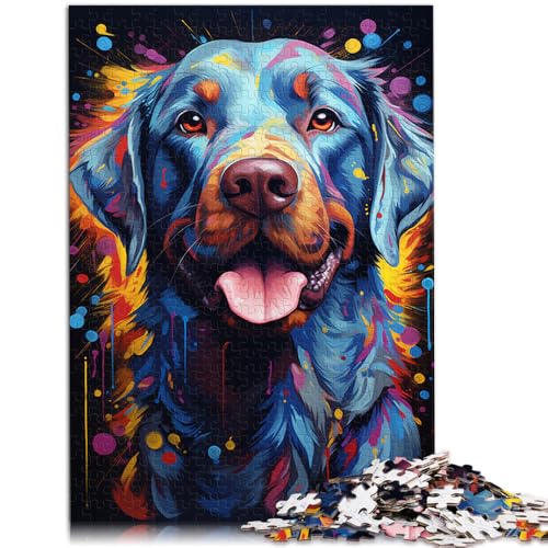 Puzzle für Erwachsene, 1000 Teile, Hunde-Quizspiel, 14,96 x 20,47 Zoll, einzigartiges Herausforderungsspiel für Teenager ab 14 Jahren von SYUNFEI