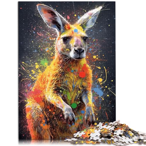 Puzzle für Erwachsene, 1000 Teile, Känguru-Gemälde, anspruchsvolles Spiel, 50x75 cm, ganze Familie von SYUNFEI