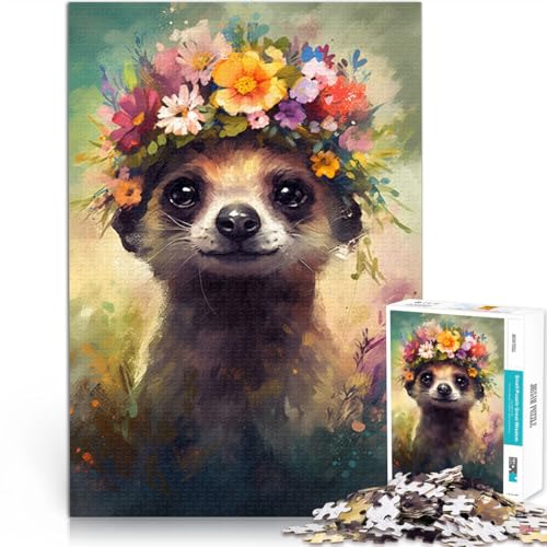1000-teiliges Puzzle für Erwachsene, Erdmännchen-Baby, Spielzeug, Denkspiel, ganze Familie,38x52cm 1000-teiliges Puzzle für Erwachsene, Erdmännchen-Baby, Spielzeug, Denkspiel, ganze Familie,38x52cm von SYUNFEI