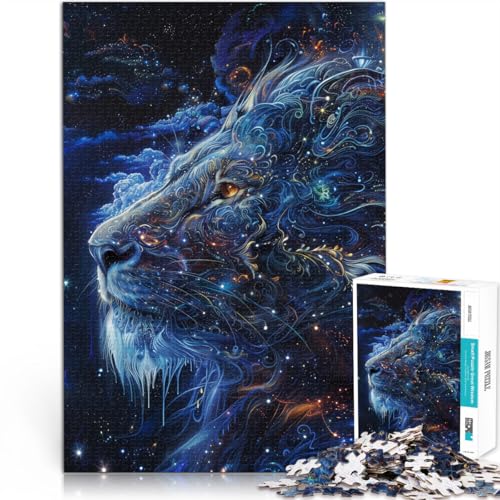 Puzzle für Erwachsene, 1000 Teile, Kunst-Löwenmuster, 50 x 75 cm, Geschenkideen für Teenager ab 14 Jahren Puzzle für Erwachsene, 1000 Teile, Kunst-Löwenmuster, 50 x 75 cm, Geschenkideen für Teenager ab 14 Jahren von SYUNFEI
