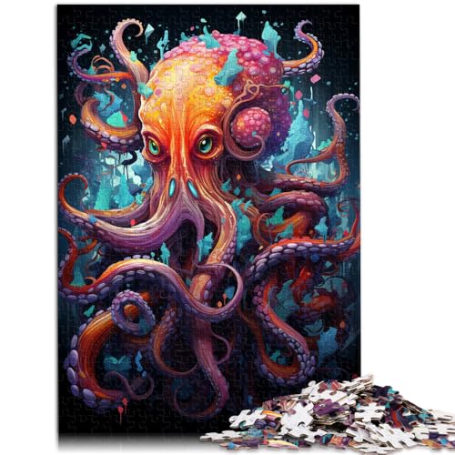 Puzzle für Erwachsene, 1000 Teile, Kunstgemälde eines Oktopus, Lernspiele, Heimdekoration, Puzzle, 19,7 x 29,5 Zoll Puzzle für Erwachsene, 1000 Teile, Kunstgemälde eines Oktopus, Lernspiele, Heimdekoration, Puzzle, 19,7 x 29,5 Zoll von SYUNFEI