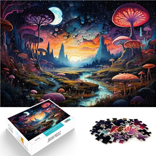 Puzzle für Erwachsene, 1000 Teile, Kunstlandschaft, anspruchsvolles Spiel, Puzzle, 14,96 x 20,47 Zoll, einzigartige Heimdekoration und Geschenke von SYUNFEI