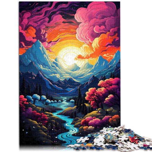 Puzzle für Erwachsene, 1000 Teile, Landschaft, anspruchsvolles Spiel, Geschenke, einzigartige Geburtstags, 10,27 x 14,96 Zoll, von SYUNFEI
