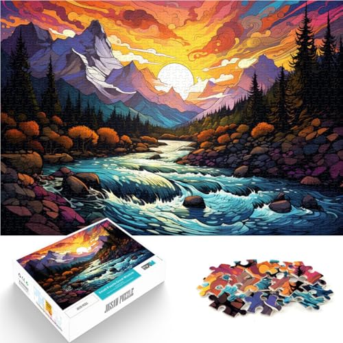 Puzzle für Erwachsene, 1000 Teile, Landschaftspuzzle für Lernspiele, Herausforderungsspielzeug, 14,96 x 20,47 Zoll, ganze Familie Puzzle für Erwachsene, 1000 Teile, Landschaftspuzzle für Lernspiele, Herausforderungsspielzeug, 14,96 x 20,47 Zoll, ganze Familie von SYUNFEI