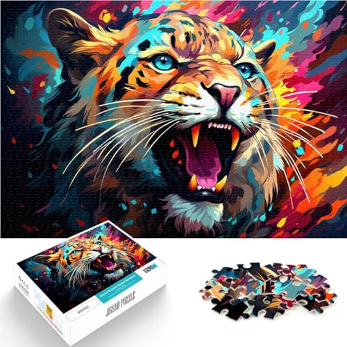 Puzzle Erwachsene, 1000 Teile, Leoparden-Spielzeug, Geschenk. Helfen Sie dem Gehirn, süchtig machendes Spielzeug zu trainieren und Geduld zu fördern. 10,27 Zoll x 14,96 Zoll Puzzle Erwachsene, 1000 Teile, Leoparden-Spielzeug, Geschenk. Helfen Sie dem Gehirn, süchtig machendes Spielzeug zu trainieren und Geduld zu fördern. 10,27 Zoll x 14,96 Zoll von SYUNFEI
