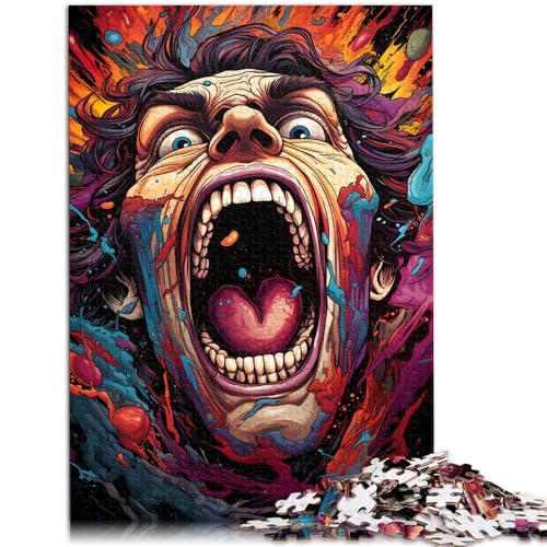 Puzzle für Erwachsene, 1000 Teile, farbenfrohes Männerkunst-Quizspiel mit vollständig ineinander greifenden, zufällig geformten Teilen, 26x38cm, für Teenager ab 14 Jahren Puzzle für Erwachsene, 1000 Teile, farbenfrohes Männerkunst-Quizspiel mit vollständig ineinander greifenden, zufällig geformten Teilen, 26x38cm, für Teenager ab 14 Jahren von SYUNFEI