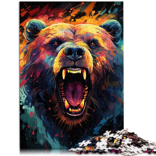 Puzzle für Erwachsene, 1000 Teile, Malen, Bärenfamilienspiel für und Wichtelgeschenke für Teenager ab 14 Jahren von SYUNFEI