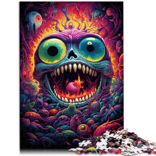 Puzzle für Erwachsene, 1000 Teile, Monster, anspruchsvolles Spiel, Geschenke, Lernspiel zum Geburtstag, Weihnachten,38x52cm, für 14-Jährige Puzzle für Erwachsene, 1000 Teile, Monster, anspruchsvolles Spiel, Geschenke, Lernspiel zum Geburtstag, Weihnachten,38x52cm, für 14-Jährige von SYUNFEI
