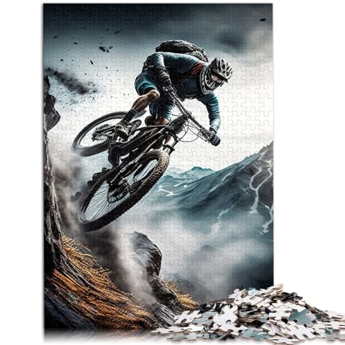 Puzzle für Erwachsene, 1000 Teile, Mountainbike, anspruchsvolles Spielspielzeug, 14,96 x 20,47 Zoll, Zeitvertreib zu Hause für Teenager ab 14 Jahren von SYUNFEI