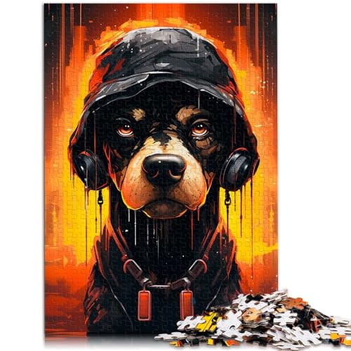 Puzzle für Erwachsene, 1000 Teile, Musikhund, anspruchsvolles Spiel, ganze Familie, 26x38cm, für 14-Jährige Puzzle für Erwachsene, 1000 Teile, Musikhund, anspruchsvolles Spiel, ganze Familie, 26x38cm, für 14-Jährige von SYUNFEI