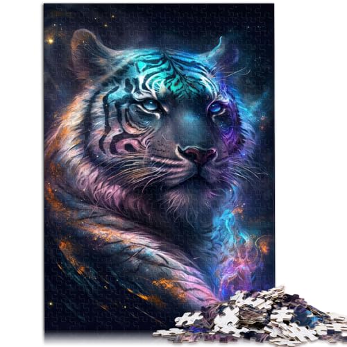 Puzzle für Erwachsene, 1000 Teile, Nebula Tiger-Quizspiel, jedes Teil ist einzigartig – anspruchsvolles Familienspiel,38x52cm Puzzle für Erwachsene, 1000 Teile, Nebula Tiger-Quizspiel, jedes Teil ist einzigartig – anspruchsvolles Familienspiel,38x52cm von SYUNFEI