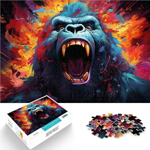 Puzzle für Erwachsene, 1000 Teile, Orang-Utan-Quizspiel, 38x52 cm, ganze Familie Puzzle für Erwachsene, 1000 Teile, Orang-Utan-Quizspiel, 38x52 cm, ganze Familie von SYUNFEI