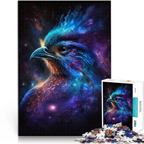Puzzle für Erwachsene, 1000 Teile, Phönixvogel, Weltraum-Puzzlespiel, 19,7 x 29,5 Zoll, Weihnachts- und Geburtstagsgeschenk für Teenager ab 14 Jahren von SYUNFEI