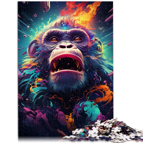 Puzzle für Erwachsene, 1000 Teile, Puzzle von Galaxy Monkeys, Denkspiel, Lernspiel für Geburtstag, Weihnachten, 26x38cm, für 14-Jährige von SYUNFEI