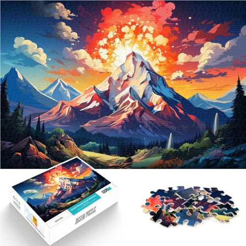 Puzzle für Erwachsene, 1000 Teile, Pyrenäen-Berge, Heimdekoration, Puzzle, 50x75 cm, stärkt die Liebe zwischen Paaren Puzzle für Erwachsene, 1000 Teile, Pyrenäen-Berge, Heimdekoration, Puzzle, 50x75 cm, stärkt die Liebe zwischen Paaren von SYUNFEI