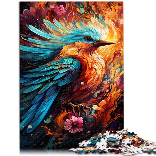 Puzzle für Erwachsene, 1000 Teile, Regenbogenvogel-Quizspiel, 10,27 Zoll x 14,96 Zoll. Helfen Sie dem Gehirn, süchtig machende Spielzeuge zu trainieren, um Geduld zu entwickeln. von SYUNFEI