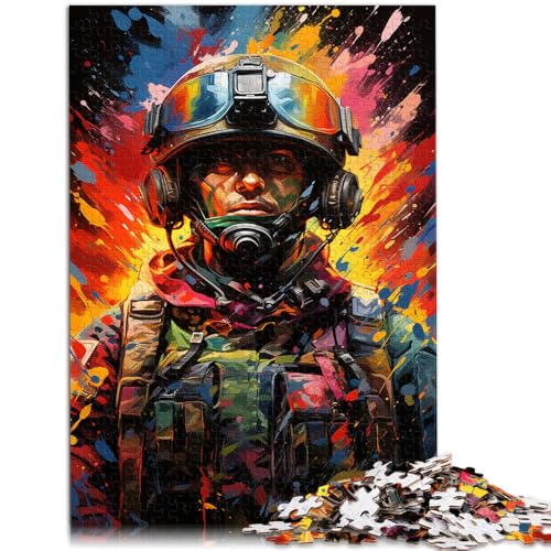 Puzzle mit 1000 Teilen für Erwachsene, Soldaten-Lernspielzeug, ganze Familie,38x52cm, für Teenager ab 14 Jahren Puzzle mit 1000 Teilen für Erwachsene, Soldaten-Lernspielzeug, ganze Familie,38x52cm, für Teenager ab 14 Jahren von SYUNFEI