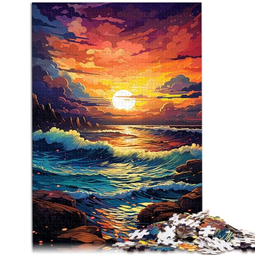 Puzzle für Erwachsene, 1000 Teile, Strand-Denkspiel, 26 x 38cm, tolles Geschenk für Spiele für Teenager ab 14 Jahren Puzzle für Erwachsene, 1000 Teile, Strand-Denkspiel, 26 x 38cm, tolles Geschenk für Spiele für Teenager ab 14 Jahren von SYUNFEI