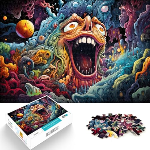 Puzzle für Erwachsene, 1000 Teile, Teufelspuzzle, Lernspiel, Herausforderung, Spielzeug, Weihnachtspuzzle, Geschenke, 50 x 75 cm, für 14-Jährige Puzzle für Erwachsene, 1000 Teile, Teufelspuzzle, Lernspiel, Herausforderung, Spielzeug, Weihnachtspuzzle, Geschenke, 50 x 75 cm, für 14-Jährige von SYUNFEI