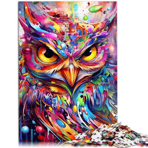 Puzzle für Erwachsene, 1000 Teile, Tier- und Eulen-Spiel, Spielzeug für die ganze Familie, Geschenk, 50 x 75 cm, zur Heimdekoration für Jugendliche ab 14 Jahren von SYUNFEI