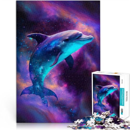 Puzzle für Erwachsene, 1000 Teile, Tiere, Galaxie, Delfin, Heimdekoration, Puzzlespielzeug, 10,27 x 14,96 Zoll, Weihnachtspuzzle-Geschenke Puzzle für Erwachsene, 1000 Teile, Tiere, Galaxie, Delfin, Heimdekoration, Puzzlespielzeug, 10,27 x 14,96 Zoll, Weihnachtspuzzle-Geschenke von SYUNFEI