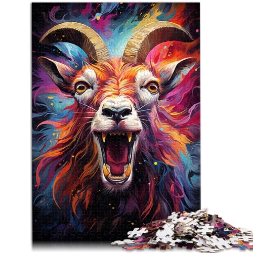 Puzzle für Erwachsene 1000 Teile Tierziege Lernspielzeug Lernspiel für Geburtstag, Weihnachten 14,96 Zoll x 20,47 Zoll Puzzle für Erwachsene 1000 Teile Tierziege Lernspielzeug Lernspiel für Geburtstag, Weihnachten 14,96 Zoll x 20,47 Zoll von SYUNFEI