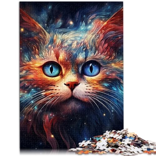 Puzzle für Erwachsene, 1000 Teile, Galaxie-Katzen, Spiele, Spielzeug, Geschenk, Herausforderung für die Gehirnintelligenz, süchtig machendes Spielzeug,38x52cm, für 14-Jährige Puzzle für Erwachsene, 1000 Teile, Galaxie-Katzen, Spiele, Spielzeug, Geschenk, Herausforderung für die Gehirnintelligenz, süchtig machendes Spielzeug,38x52cm, für 14-Jährige von SYUNFEI