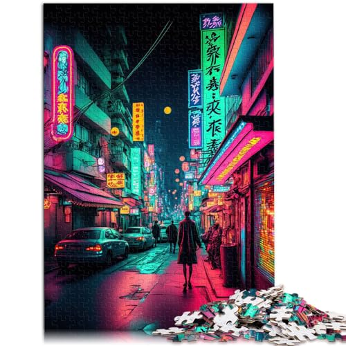 1000-teiliges Puzzle für Erwachsene, Tokyo Neon-Spielzeug, Lernspiele, Stressabbau, tolle Geschenke und Spielzeuge, 50 x 75 cm, für Teenager ab 14 Jahren 1000-teiliges Puzzle für Erwachsene, Tokyo Neon-Spielzeug, Lernspiele, Stressabbau, tolle Geschenke und Spielzeuge, 50 x 75 cm, für Teenager ab 14 Jahren von SYUNFEI