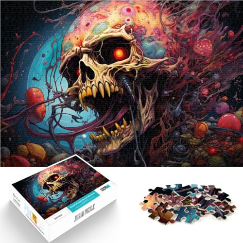 Puzzle mit 1000 Teilen Erwachsene, lustige Spiele die ganze Familie, Totenkopf. Jedes Teil ist einzigartig – anspruchsvolles lustiges Spiel die ganze Familie,38x52cm, Puzzle mit 1000 Teilen Erwachsene, lustige Spiele die ganze Familie, Totenkopf. Jedes Teil ist einzigartig – anspruchsvolles lustiges Spiel die ganze Familie,38x52cm, von SYUNFEI
