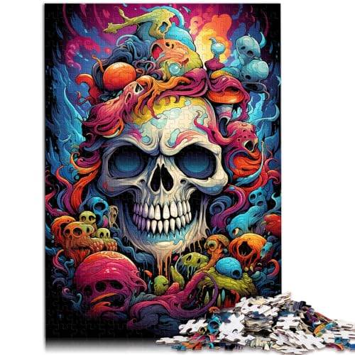 Puzzle für Erwachsene, 1000 Teile, Totenkopf-Kunst, Heimdekoration, 10,27 x 14,96 Zoll, Stressabbau für Teenager ab 14 Jahren Puzzle für Erwachsene, 1000 Teile, Totenkopf-Kunst, Heimdekoration, 10,27 x 14,96 Zoll, Stressabbau für Teenager ab 14 Jahren von SYUNFEI