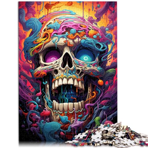 Puzzle für Erwachsene, 1000 Teile, Totenkopfzeichnung, anspruchsvolles Spiel,50x75cm, lustiges Geschenk für Teenager ab 14 Jahren Puzzle für Erwachsene, 1000 Teile, Totenkopfzeichnung, anspruchsvolles Spiel,50x75cm, lustiges Geschenk für Teenager ab 14 Jahren von SYUNFEI