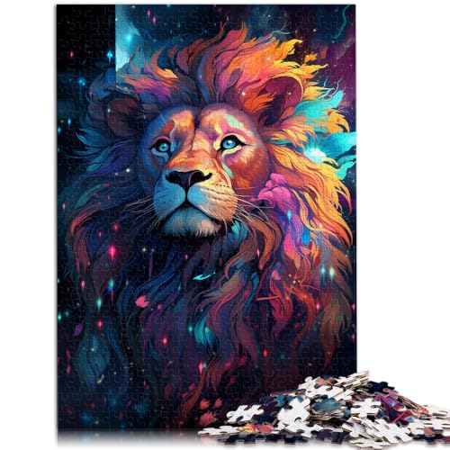 Puzzle für Erwachsene, 1000 Teile, Universum, Der König der Löwen, Puzzle für Lernspiele, Herausforderungsspielzeug, 14,96 x 20,47 Zoll, lustige Puzzles Puzzle für Erwachsene, 1000 Teile, Universum, Der König der Löwen, Puzzle für Lernspiele, Herausforderungsspielzeug, 14,96 x 20,47 Zoll, lustige Puzzles von SYUNFEI