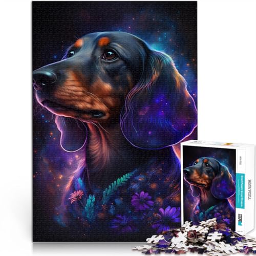 Puzzle für Erwachsene, 1000 Teile, Weltraumtier-Dackel, Puzzle für Lernspiele, Herausforderungsspielzeug, 14,96 x 20,47 Zoll, Weihnachtspuzzle-Geschenke Puzzle für Erwachsene, 1000 Teile, Weltraumtier-Dackel, Puzzle für Lernspiele, Herausforderungsspielzeug, 14,96 x 20,47 Zoll, Weihnachtspuzzle-Geschenke von SYUNFEI