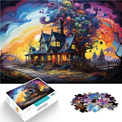 Puzzle für Erwachsene, 1000 Teile, ästhetisches Pastellhaus, Lernspiele, Heimdekoration, Puzzle, 19,7 x 29,5 Zoll, Lernspiel für Geburtstag, Weihnachten Puzzle für Erwachsene, 1000 Teile, ästhetisches Pastellhaus, Lernspiele, Heimdekoration, Puzzle, 19,7 x 29,5 Zoll, Lernspiel für Geburtstag, Weihnachten von SYUNFEI