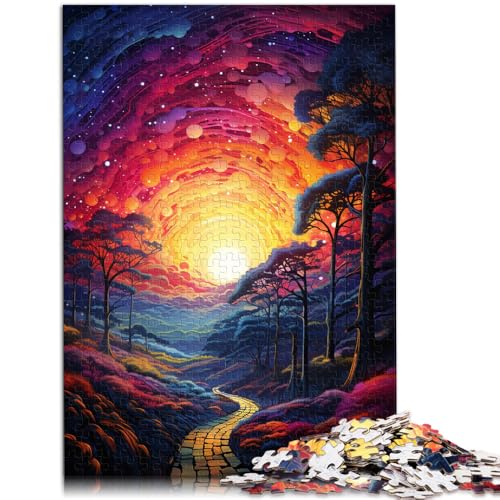 Puzzle für Erwachsene, 1000 Teile, ätherische Landschaften, DIY-Puzzle-Spielzeug, herausfordernd zu vervollständigen, Aber lustig und humorvoll, 10,27 Zoll x 14,96 Zoll von SYUNFEI